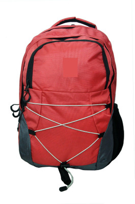 

NoVowels Ankur Polyster litersSchool College bags With Rain cover Red 35 L Backpack(Multicolor)