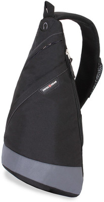 

Swiss Gear Triangle Sling Black/ Grey Shoulder Bag(Black, 14 L)
