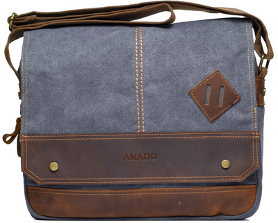 

Amado 15SC3680MG Messenger Bag(Grey, 11 L)