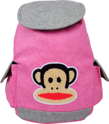 

Super Drool Darkpink Cute Monkey School Bag(Pink, 5 L)