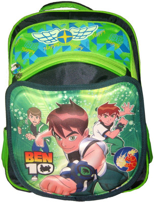 

SurprizeMe Nylon 22 Liters Ben Ten Green School Bag Waterproof School Bag(Green, 22 L)