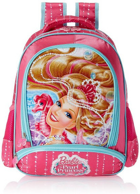 

Barbie Mermaid Princess Waterproof Backpack(Pink, 14 inch)