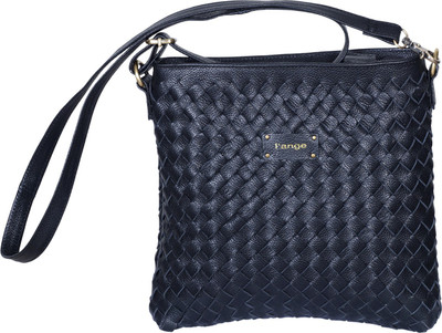 

l'ange by l'ange Black Branded Genuine Pure Shoulder And Hand Leather Bag For Women Shoulder Bag(Black, 7 L)