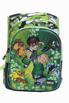 

Gamme Gamme Ben 10 Alien force backpack Waterproof School Bag(Green, 5 L)