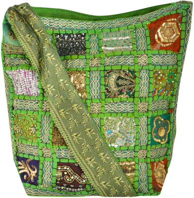 

KHATRI HANDICRAFTS 894 Shoulder Bag(Green, 5 L)