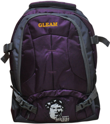 

Gleam 2209E Waterproof School Bag(Purple, 17 inch)