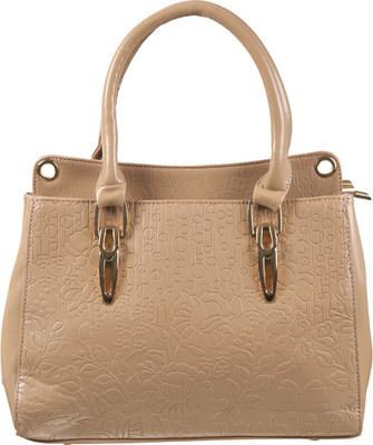

Satchel Satchel Flower Pattern 8 Buckle Handbag Shoulder Bag(Cream, 3 inch)
