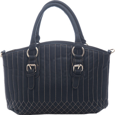 

Satchel Criss Cross Design School Bag(Black, 25 inch)