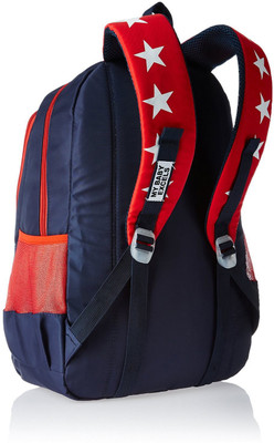 

Captain America MBE-WDP0454 Waterproof School Bag(Black, Red, 15 inch)