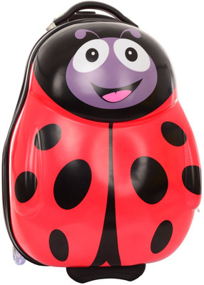 

SurprizeMe SurprizeMe 15 inch Ladybug Kids Trolley Travel Bag, Red & Black Waterproof Trolley(Red, 15 inch)