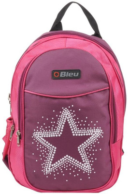 

Bleu School Bag Large Waterproof School Bag(Pink, Purple, 17 inch)