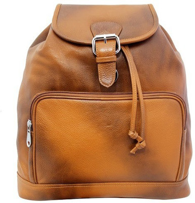 

TARANA LEATHER ART TLA1901 School Bag(Tan, 5)