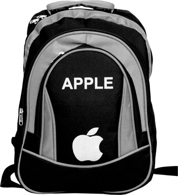 

zasmina school bag School Bag(Grey, Black, 15 inch)