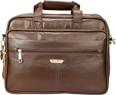

Sapphire 15 inch Laptop Messenger Bag(Brown)