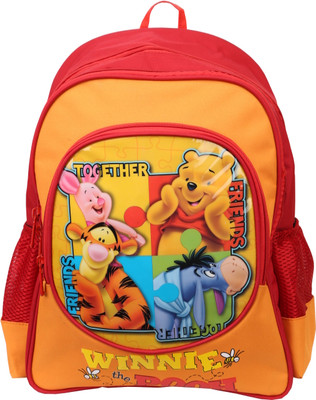 

Disney AGKRBG1047487 School Bag(Red, Yellow, 18 inch)