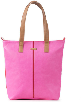 

Chumbak Pink Red Tote Bag Shoulder Bag(Multicolor, 16 inch)