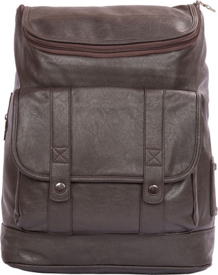 

Sibyl Leatherite Men's Handbag Backpack(Brown, 12 L)