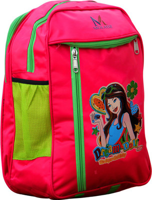 

Moladz by MBLSC2103 Waterproof School Bag(Pink, 14 inch)
