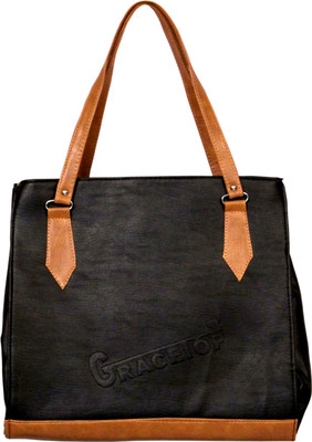 zasmina women handbag Shoulder Bag(Black, Brown, 5 inch)