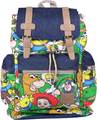 

WEBHIN Webhin Women And Girl's Multi Colour Canvas Backpack, Casual Backpack WBBP110 Backpack(Multicolor, 22 L)