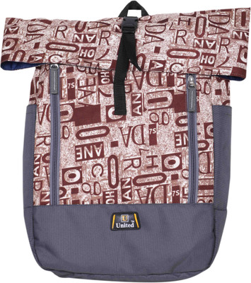 

U United Gulliver 22 L Backpack(Brown, Grey), Brown and grey