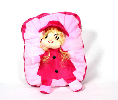 

CARRY MEE SOFT DOLL School Bag(Pink, 7)
