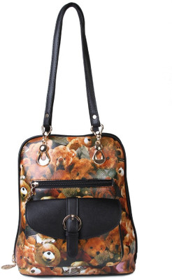 

Kleio Teddy Printed Casual Backpack/ Sling Bag School Bag(Multicolor, 5 L)