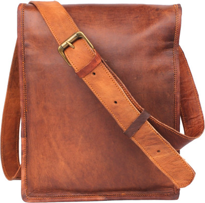 

echo LEATH104 Messenger Bag(Brown, 15 inch)