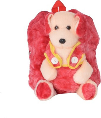 

Disha Enterprises Kids Red Puppy Backpack(Red, 7 L)