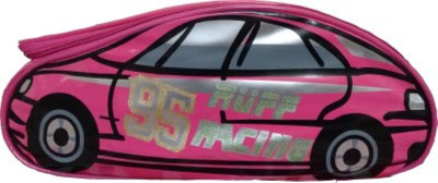 

Disha Enterprises Kids Car Shaped Waterproof School Bag(Pink, 7 L)