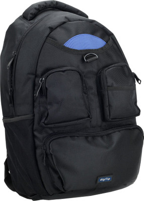 

DigiFlip Elite LB002 Laptop Bag For 15.6 inch Laptop(Black & Blue)