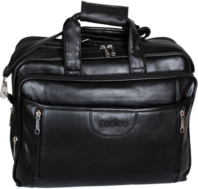 

Easies 17 inch Half Expandable with Secret Pocket Laptop Bag(Black)