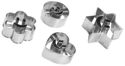 

Toygully Smiley 4 Shapes Cookie Cutter(Pack of 4)