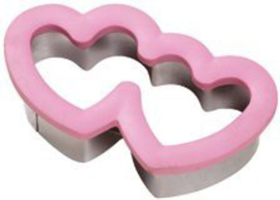 Wilton Grip Double Heart Cookie Cutter Cookie Cutter