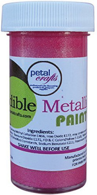 

Petal Crafts Petal Crafts Edible Metallic Paint, Hot Pink Cookie Cutter