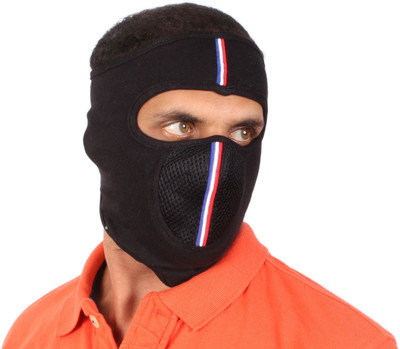 

Sushito Black Bike Face Mask for Men(Size: Free, Balaclava)