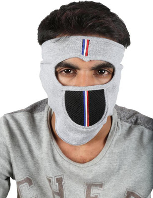 

Merchant Eshop Grey Bike Face Mask for Men & Women(Size: Free, Balaclava)
