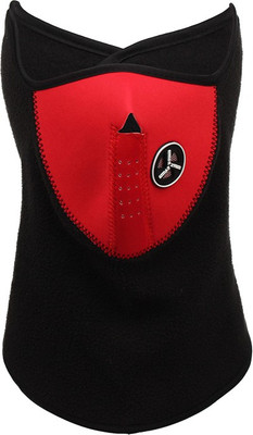 

X&M Black, Red Bike Face Mask for Men & Women(Size: Free, Balaclava)