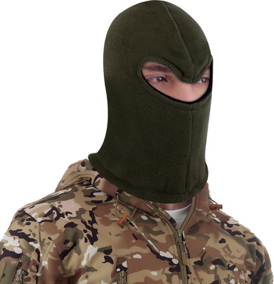 

NUAN Green Helmet Skull Cap for Men & Women(Size: Free, Balaclava)
