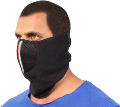 

Sushito Black Bike Face Mask for Men(Size: Free, Balaclava)