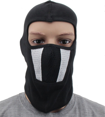 

Sushito Black Bike Face Mask for Men(Size: Free, Balaclava)