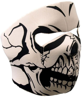 

ACCESSOREEZ White Bike Face Mask for Men & Women(Size: Free, Balaclava)