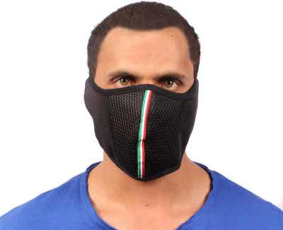 

Sushito Black Bike Face Mask for Men(Size: Free, Balaclava)