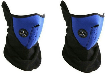 

ShopyBucket Blue, Black Bike Face Mask for Men & Women(Size: L, Balaclava)