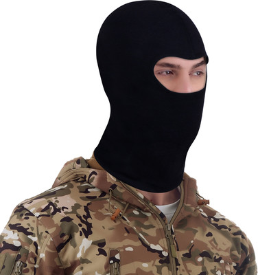 

NUAN Black Helmet Skull Cap for Men & Women(Size: Free, Balaclava)