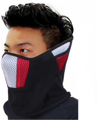 

BikeNwear Black, Red Bike Face Mask for Men & Women(Size: Free, Balaclava)