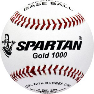 

Spartan Gold 1000 Baseball(Pack of 1, White), Multicolor