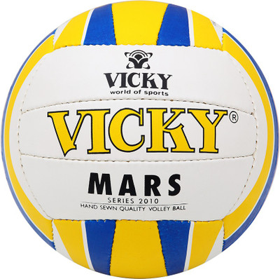 

Vicky Mars Volleyball - Size: (Pack of 1, Yellow, Blue