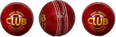 

Priya Sports PCRED-3 Cricket Leather Ball(Pack of 3, Red)
