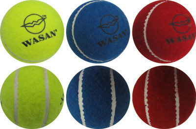 

Wasan Tennis Cricket Tennis Ball(Pack of 3, Multicolor)